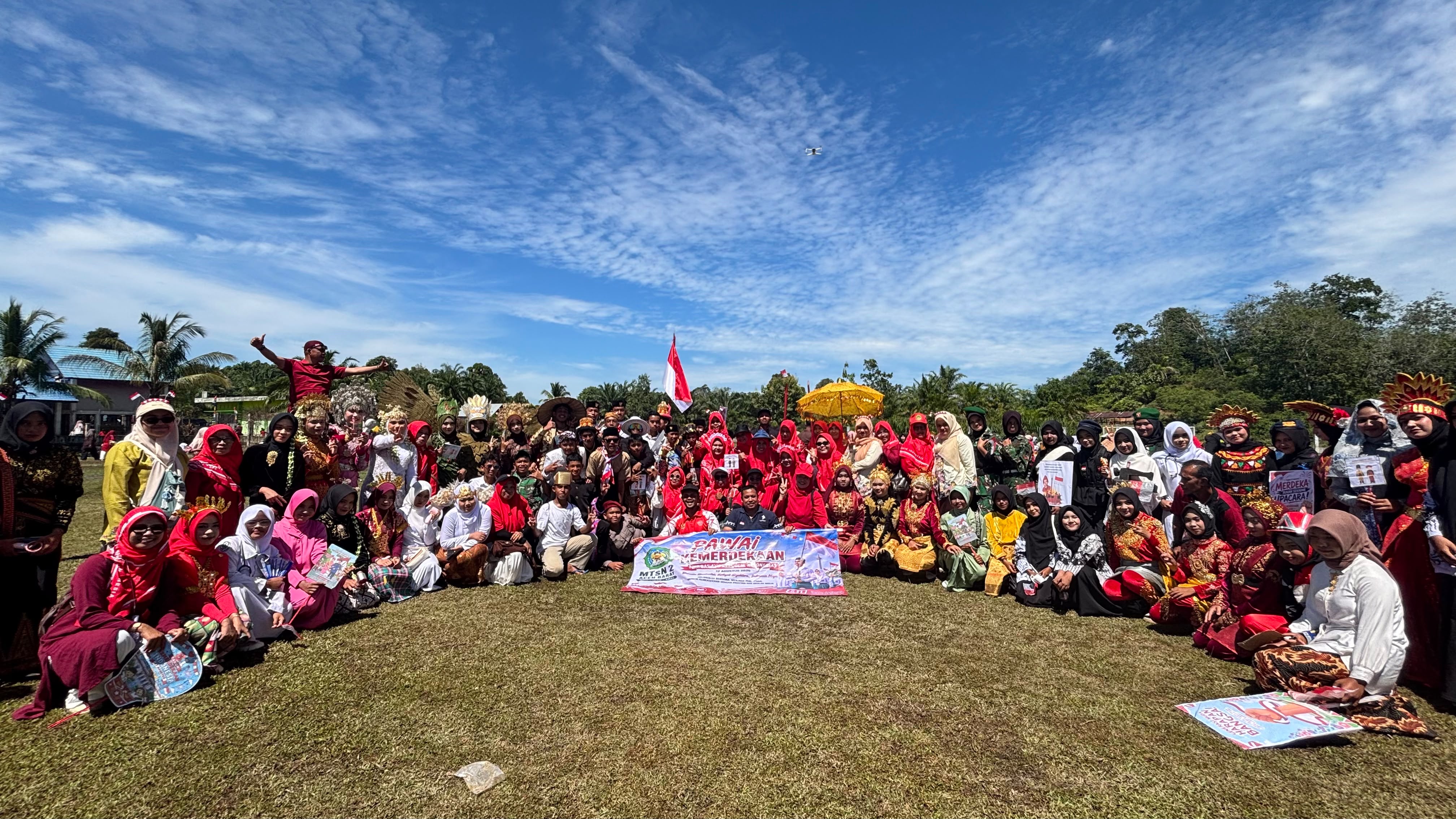 Semarak HUT RI ke-81: MTsN 2 Aceh Barat Borong Juara HUT RI Tingkat Kecamatan Kaway XVI